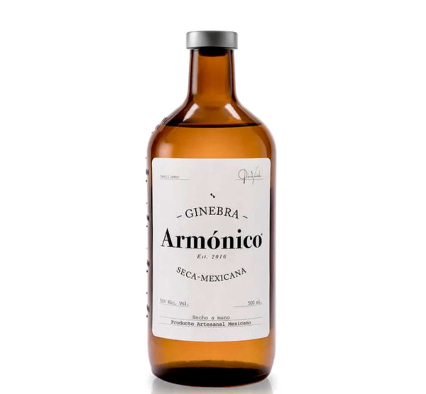bottle of craft Mexican gin